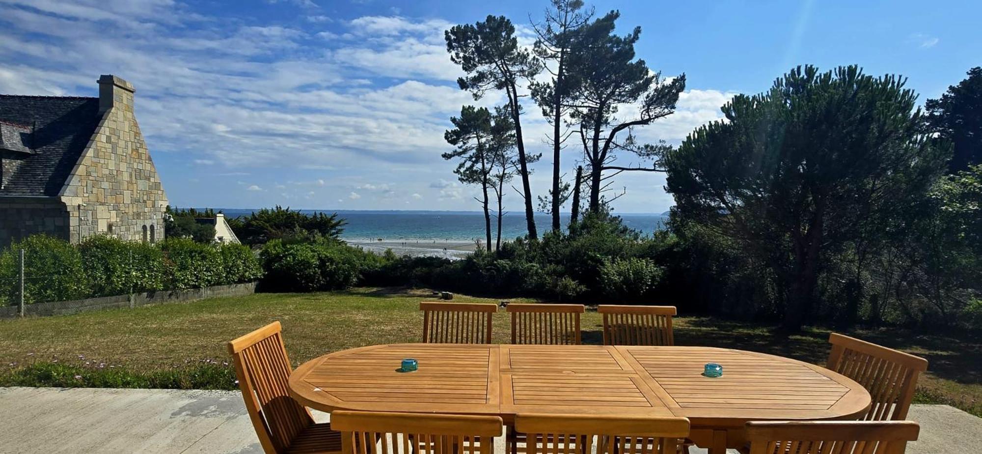 Maison Vue Mer Crozon - Jacuzzi - Sauna Eksteriør bilde